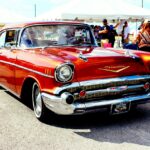 Beautiful cars on street