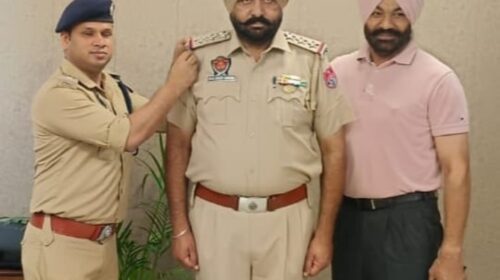 ਸਬ ਇੰਸਪੈਕਟਰ ਕੁਲਦੀਪ ਸਿੰਘ ਪਦ ਉੱਨਤ ਹੋ ਕੇ ਬਣੇ ਇੰਸਪੈਕਟਰ
